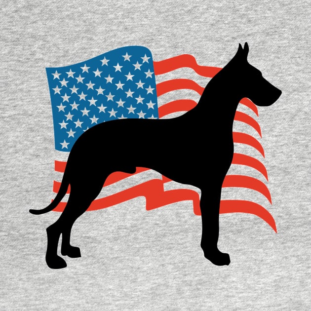 Great Dane USA America - Dog Lover Dogs by fromherotozero